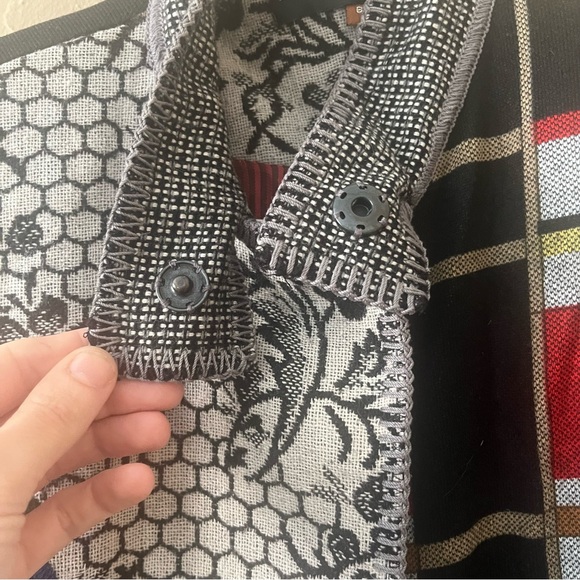 totw β’ multicolor patchwork unique statement jacket - Picture 16 of 16